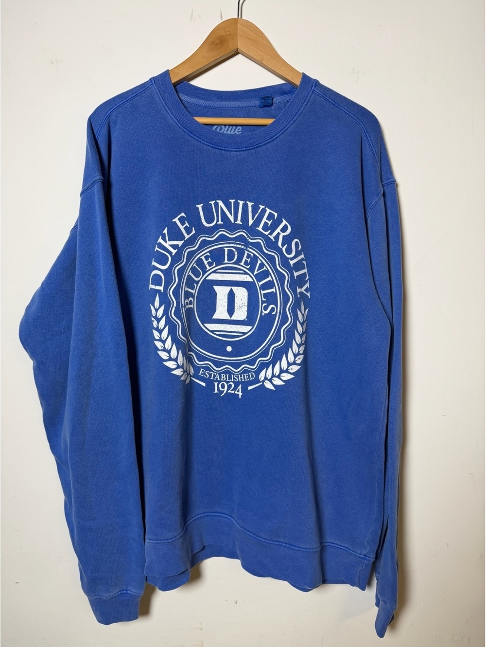Blue 84 Duke University Blue Crewneck Sweatshirt Men’s L